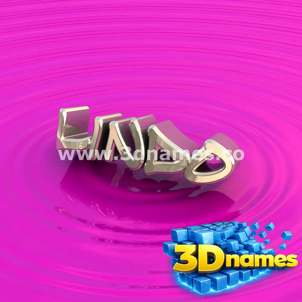 lindo in Pink Graffiti style - 3D name wallpaper