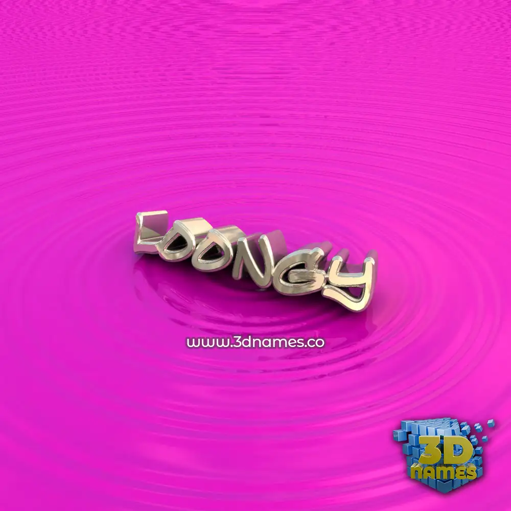 loongy in Pink Graffiti style - 3D name wallpaper