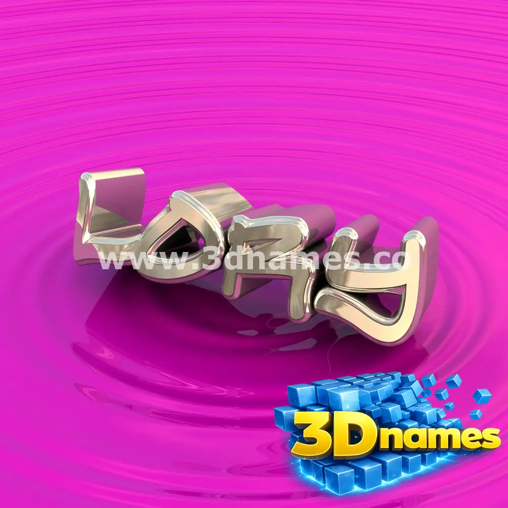 lory in Pink Graffiti style - 3D name wallpaper