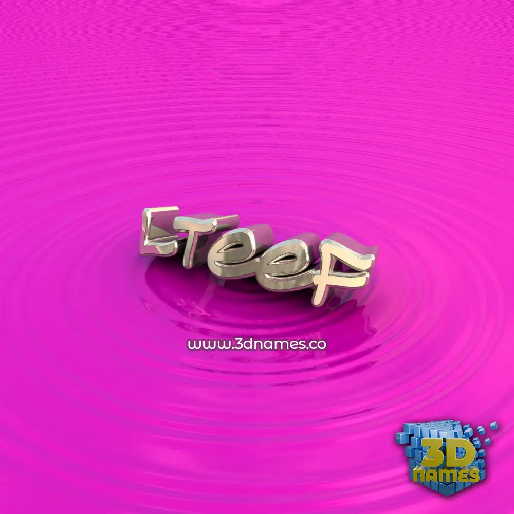 lteef in Pink Graffiti style - 3D name wallpaper