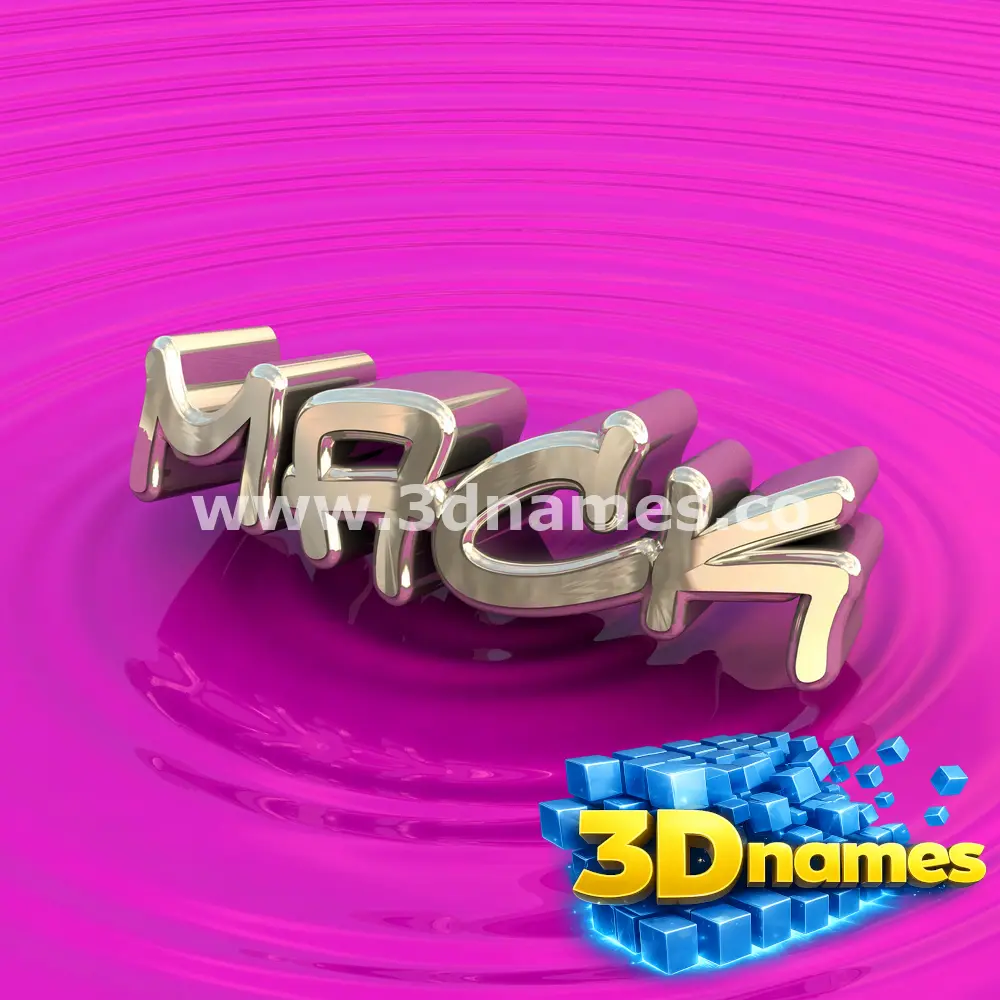 mack in Pink Graffiti style - 3D name wallpaper