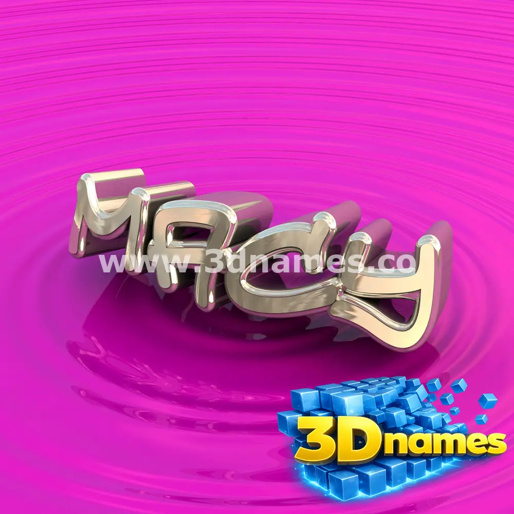 macy in Pink Graffiti style - 3D name wallpaper