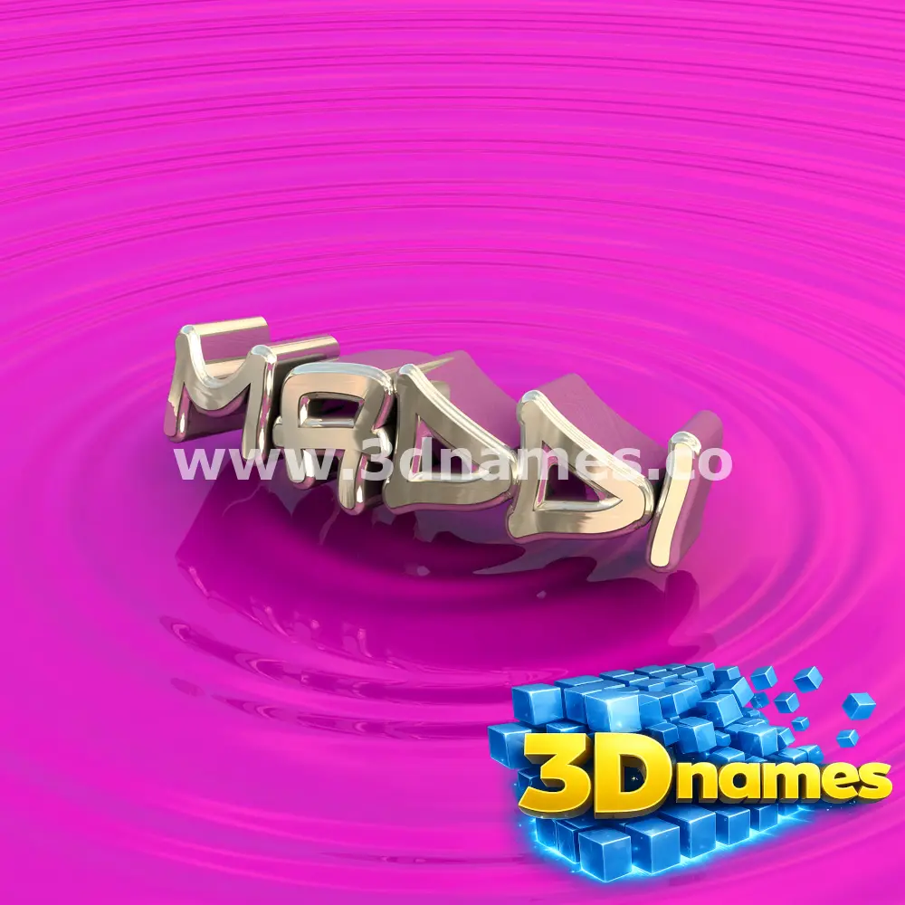 maddi in Pink Graffiti style - 3D name wallpaper