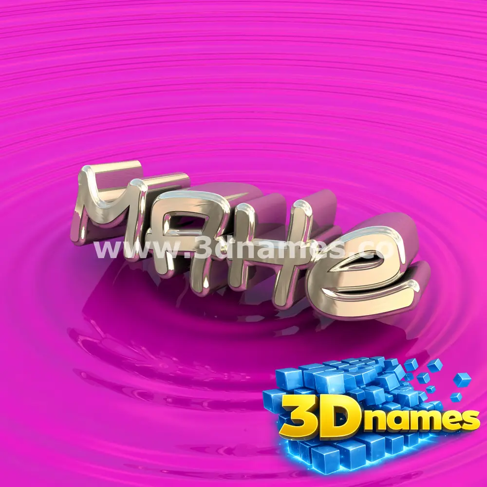 mahe in Pink Graffiti style - 3D name wallpaper