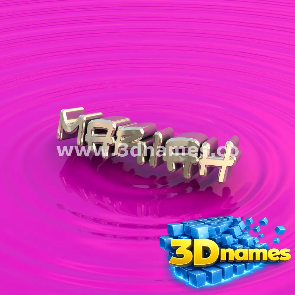 mariah in Pink Graffiti style - 3D name wallpaper