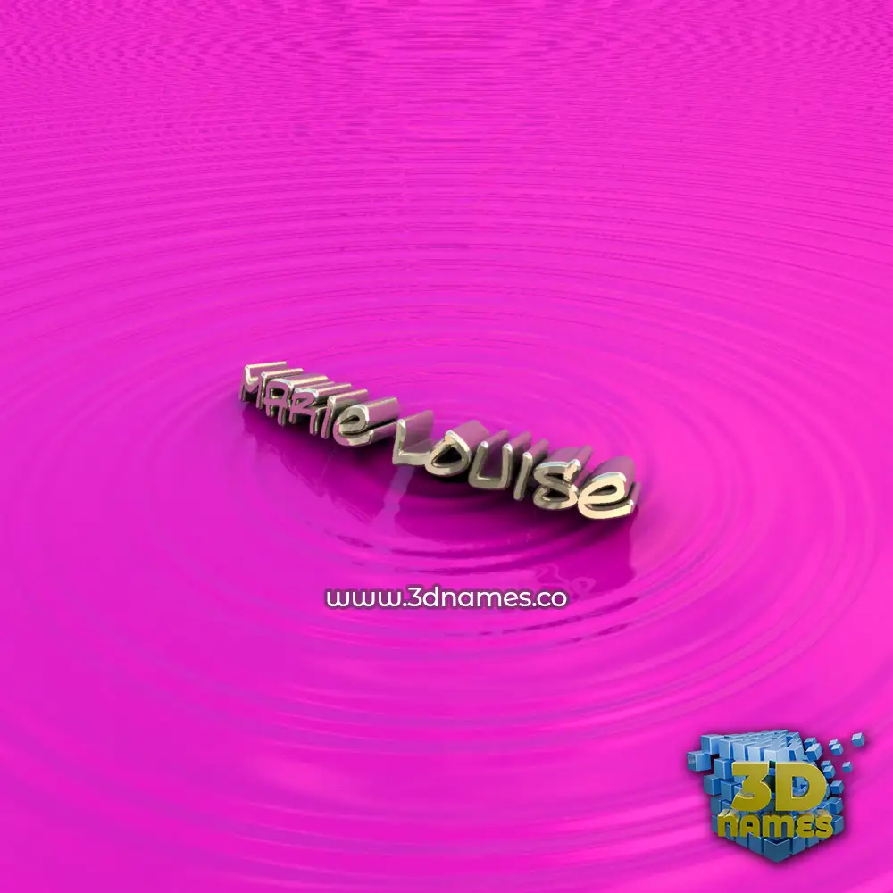 marie louise in Pink Graffiti style - 3D name wallpaper