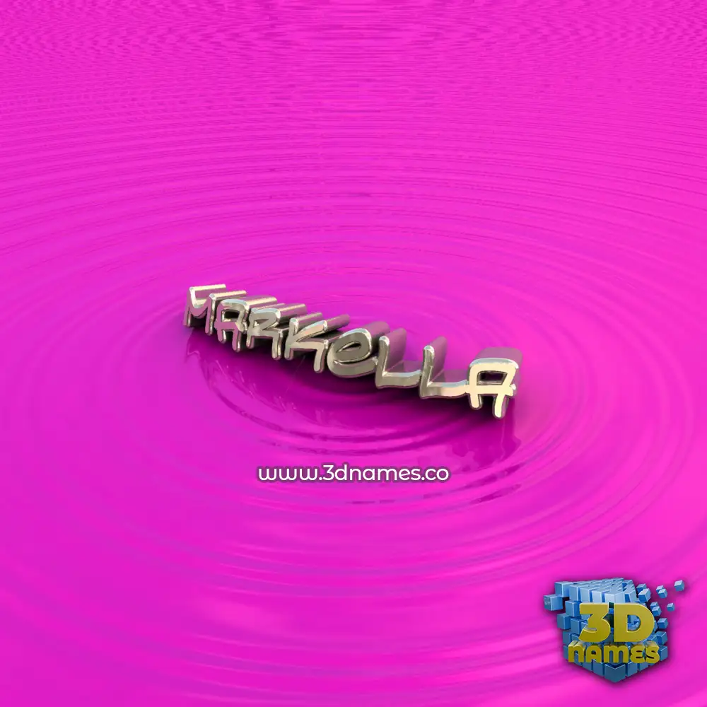 markella in Pink Graffiti style - 3D name wallpaper