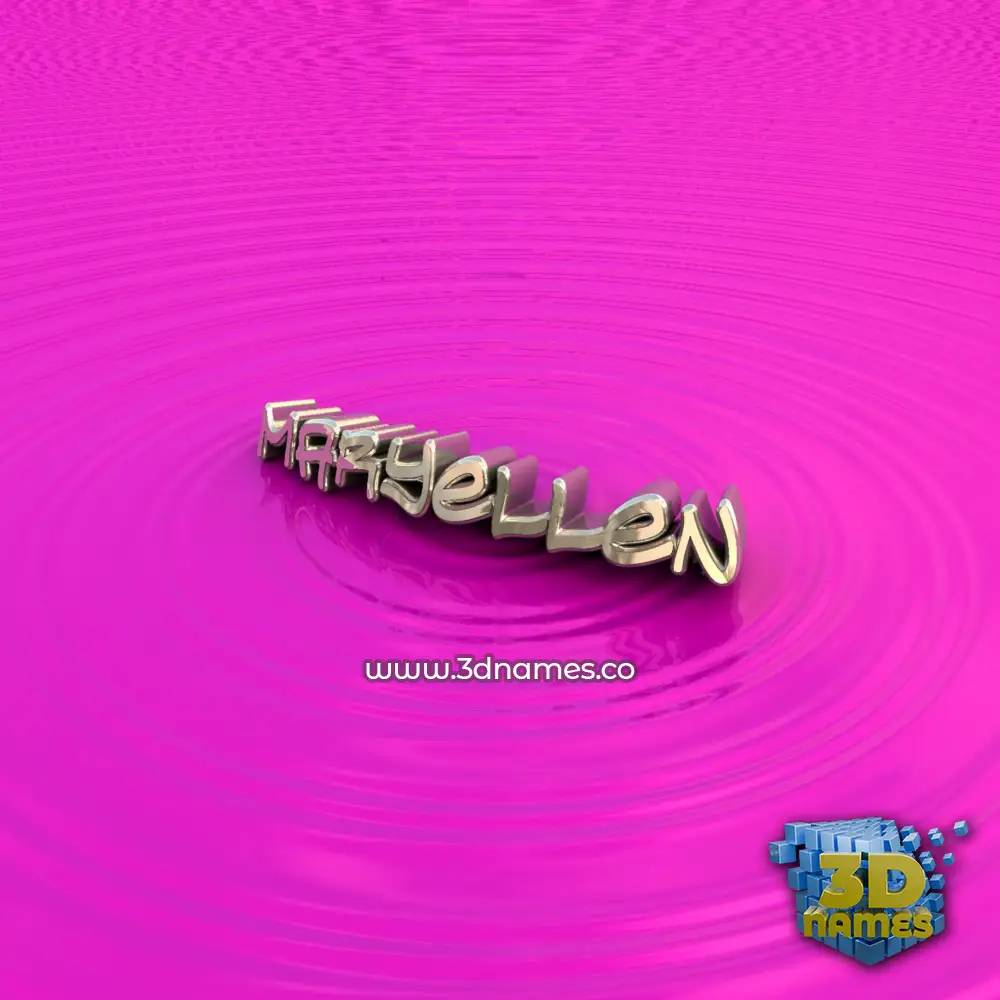 maryellen in Pink Graffiti style - 3D name wallpaper
