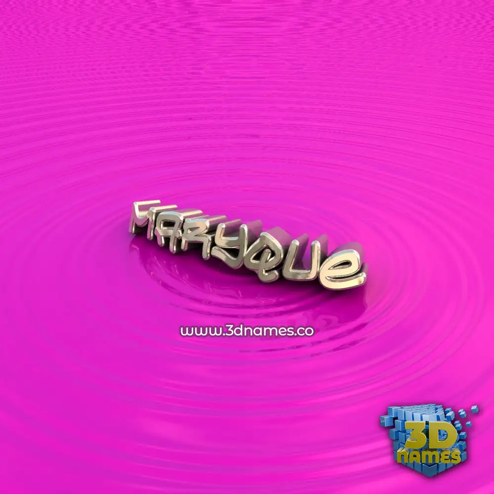 maryque in Pink Graffiti style - 3D name wallpaper