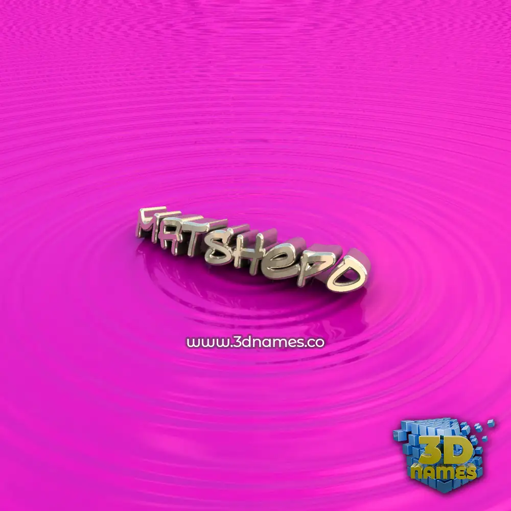 matshepo in Pink Graffiti style - 3D name wallpaper