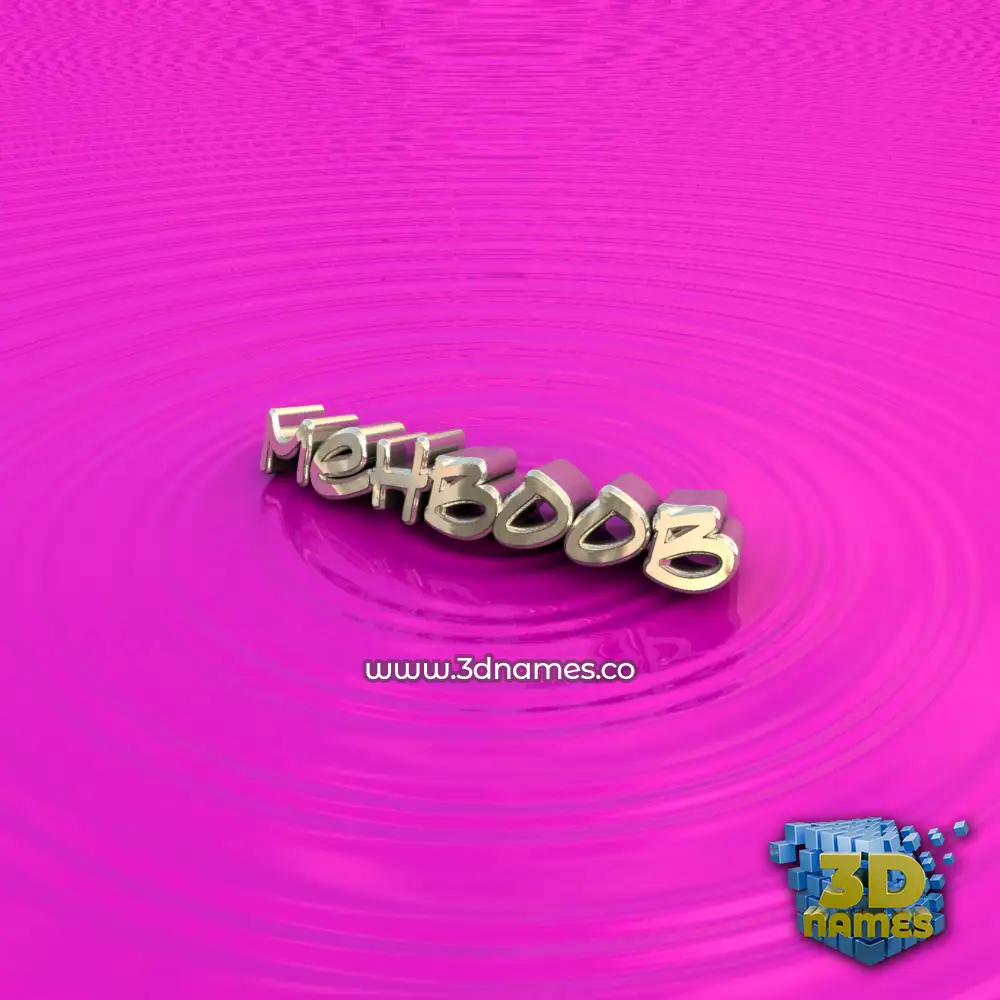 mehboob in Pink Graffiti style - 3D name wallpaper