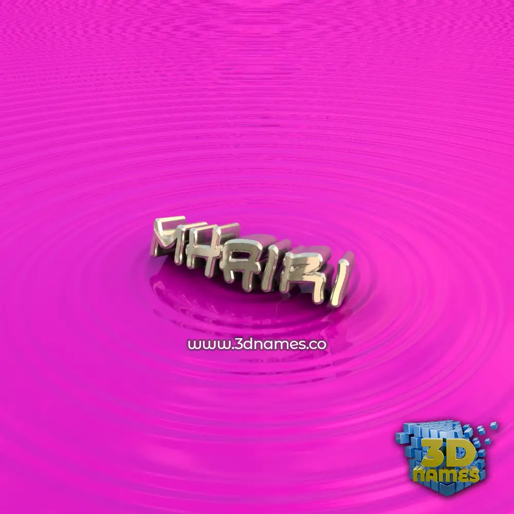 mhairi in Pink Graffiti style - 3D name wallpaper