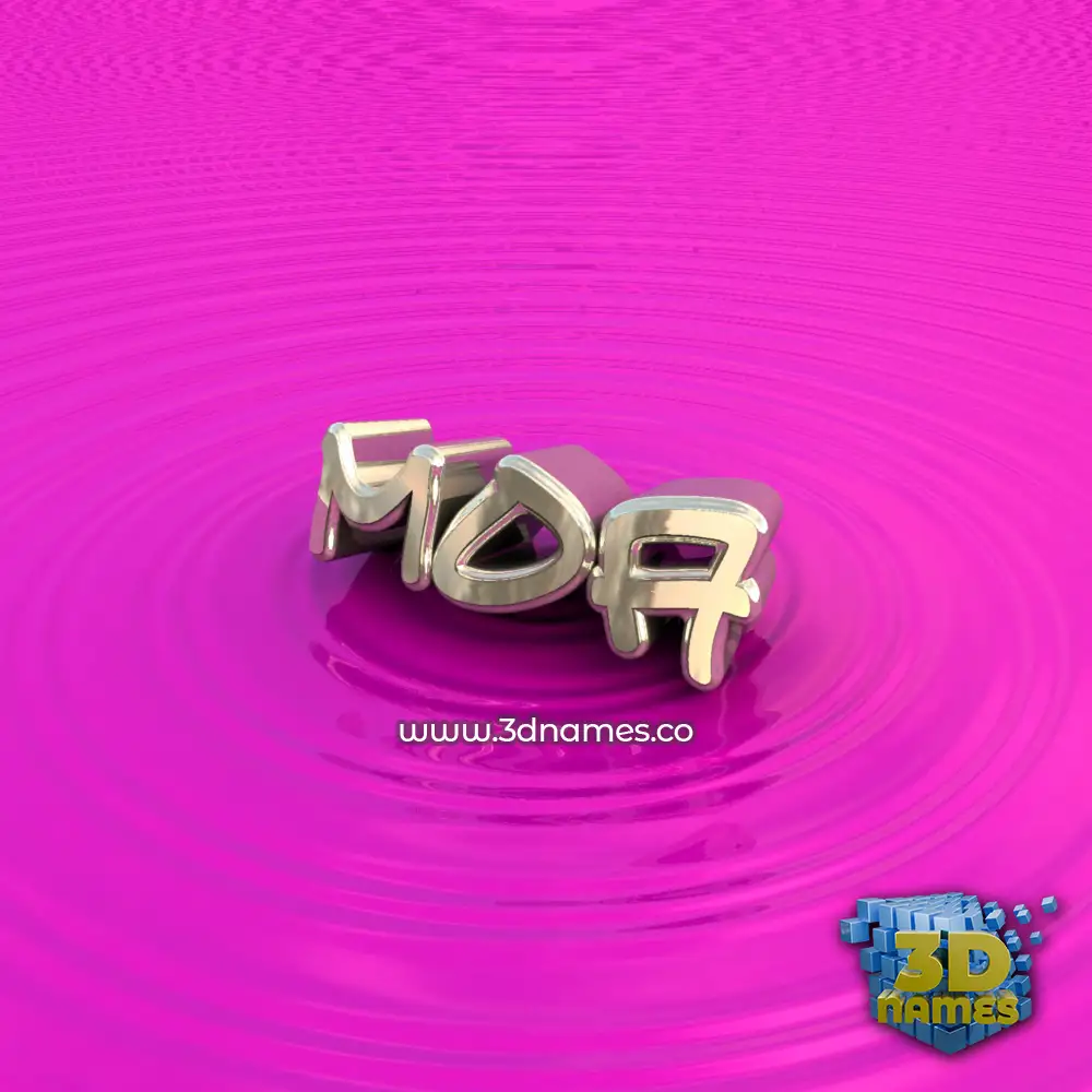 moa in Pink Graffiti style - 3D name wallpaper