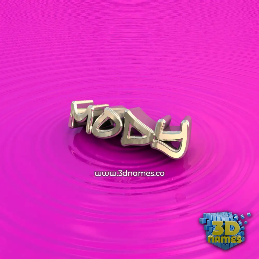mody in Pink Graffiti style - 3D name wallpaper