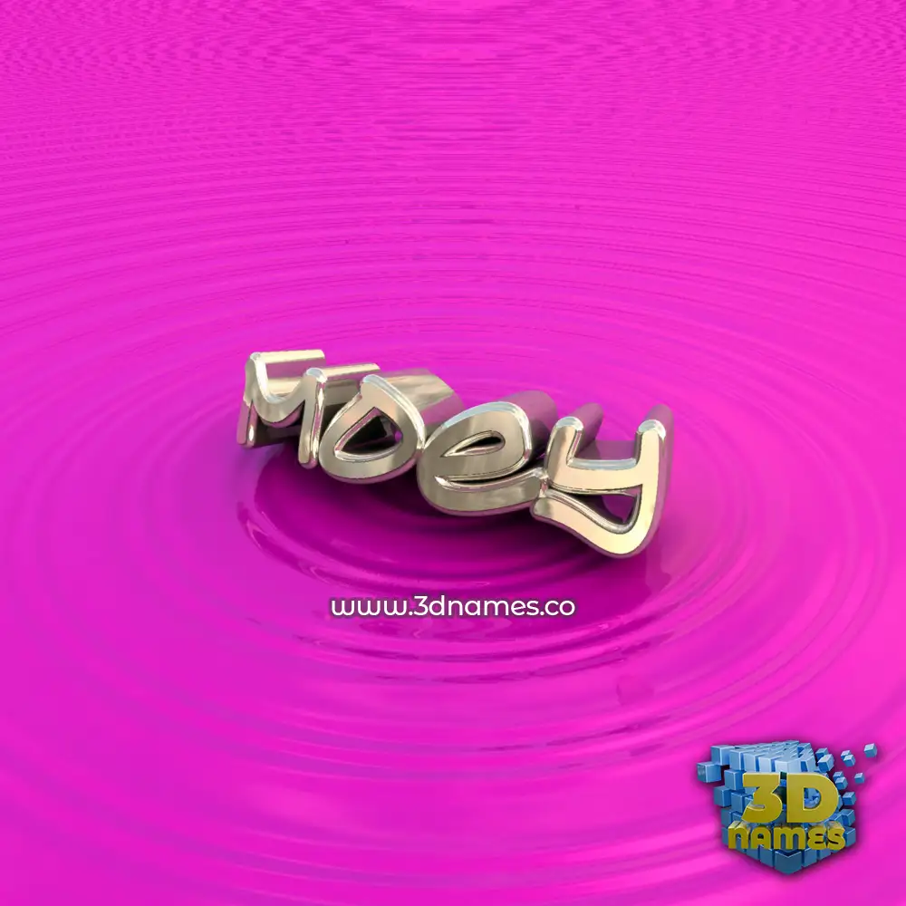 moey in Pink Graffiti style - 3D name wallpaper