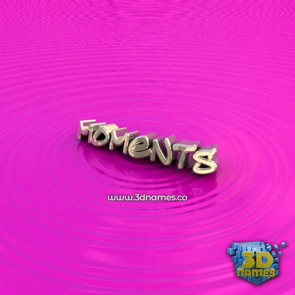 moments in Pink Graffiti style - 3D name wallpaper