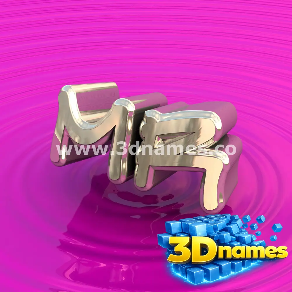 mr in Pink Graffiti style - 3D name wallpaper