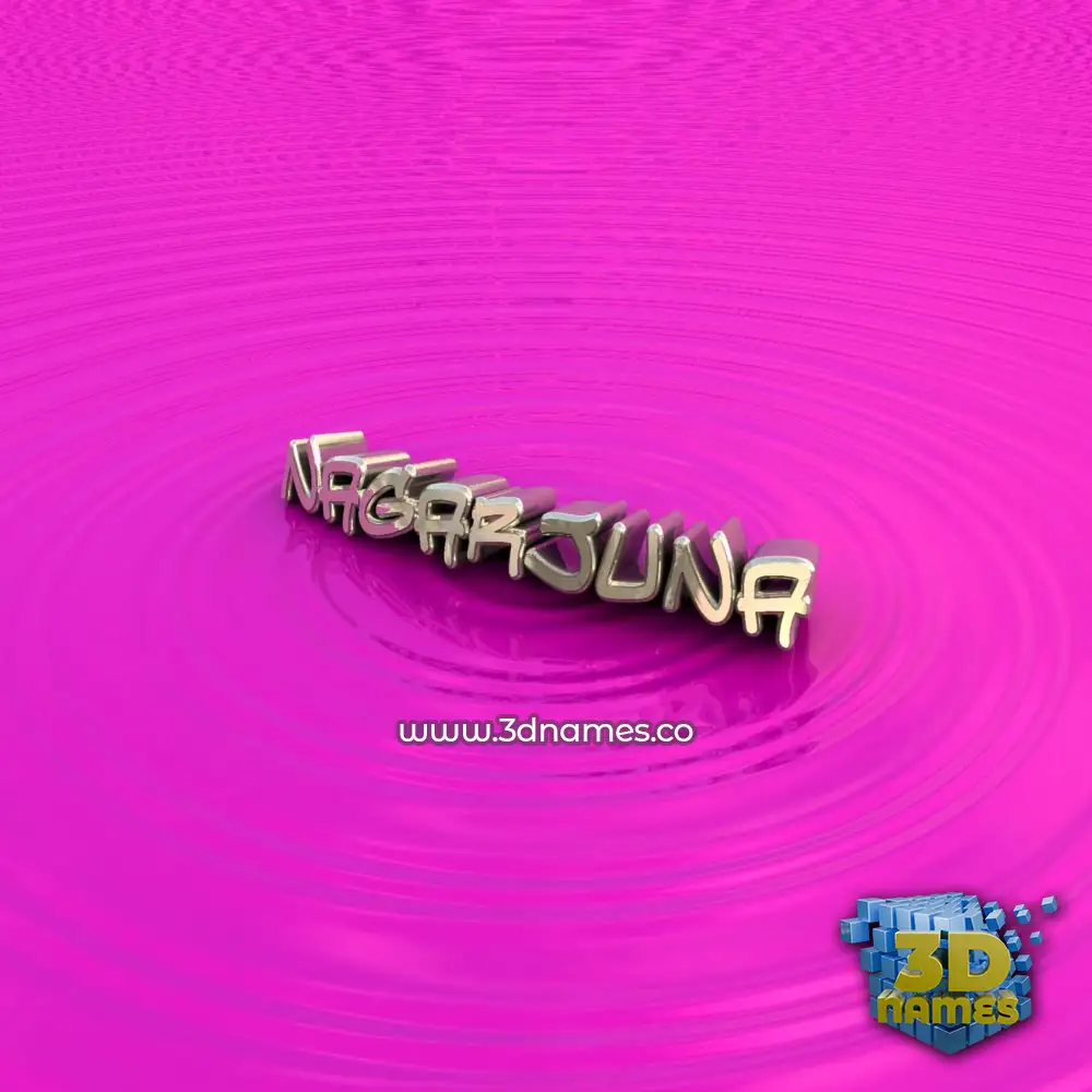 nagarjuna in Pink Graffiti style - 3D name wallpaper