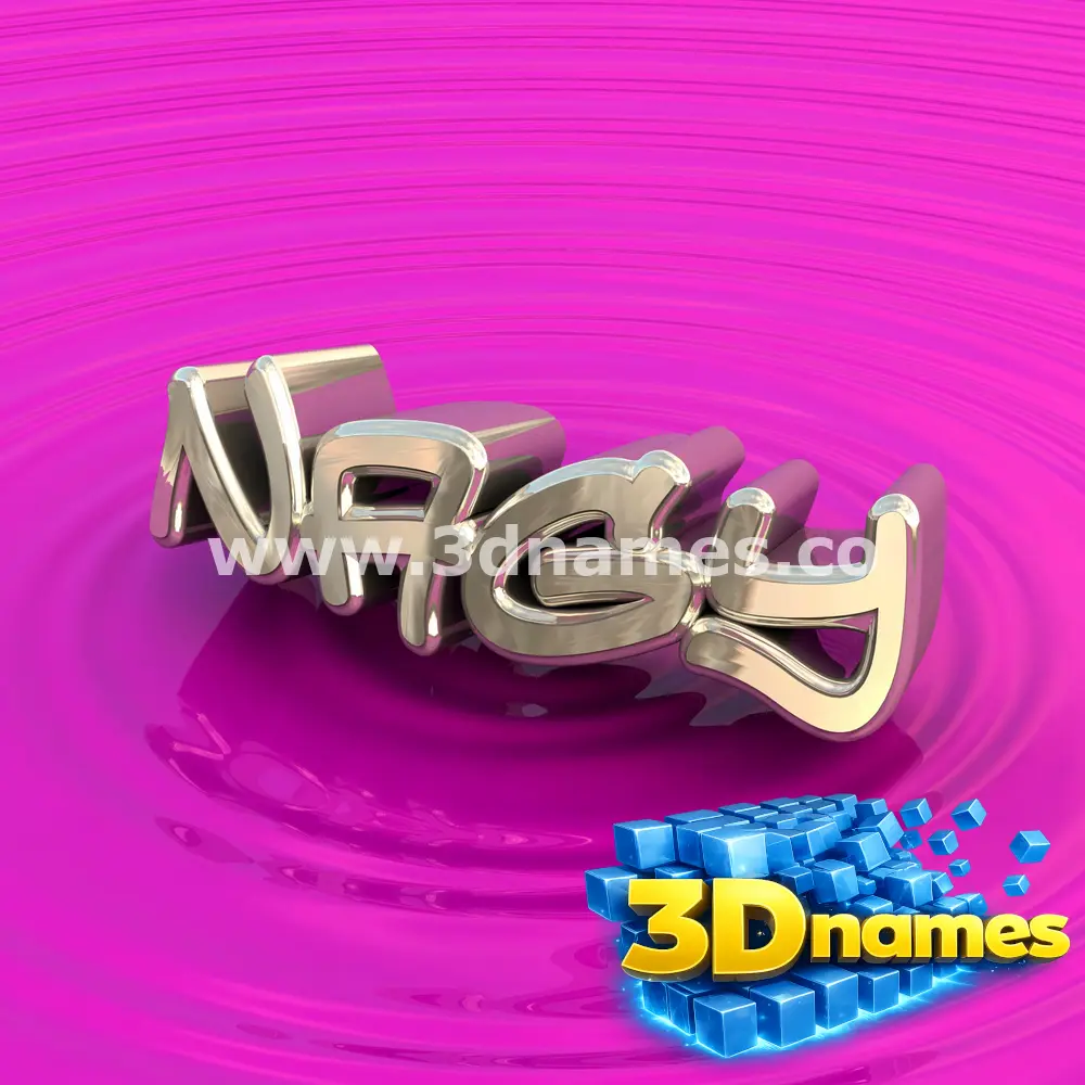 nagy in Pink Graffiti style - 3D name wallpaper