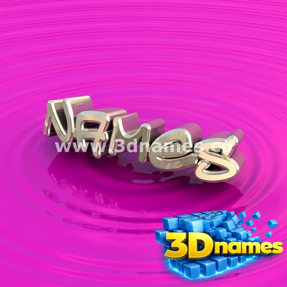 names in Pink Graffiti style - 3D name wallpaper