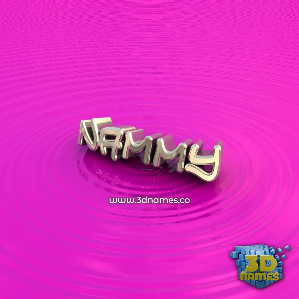 nammy in Pink Graffiti style - 3D name wallpaper