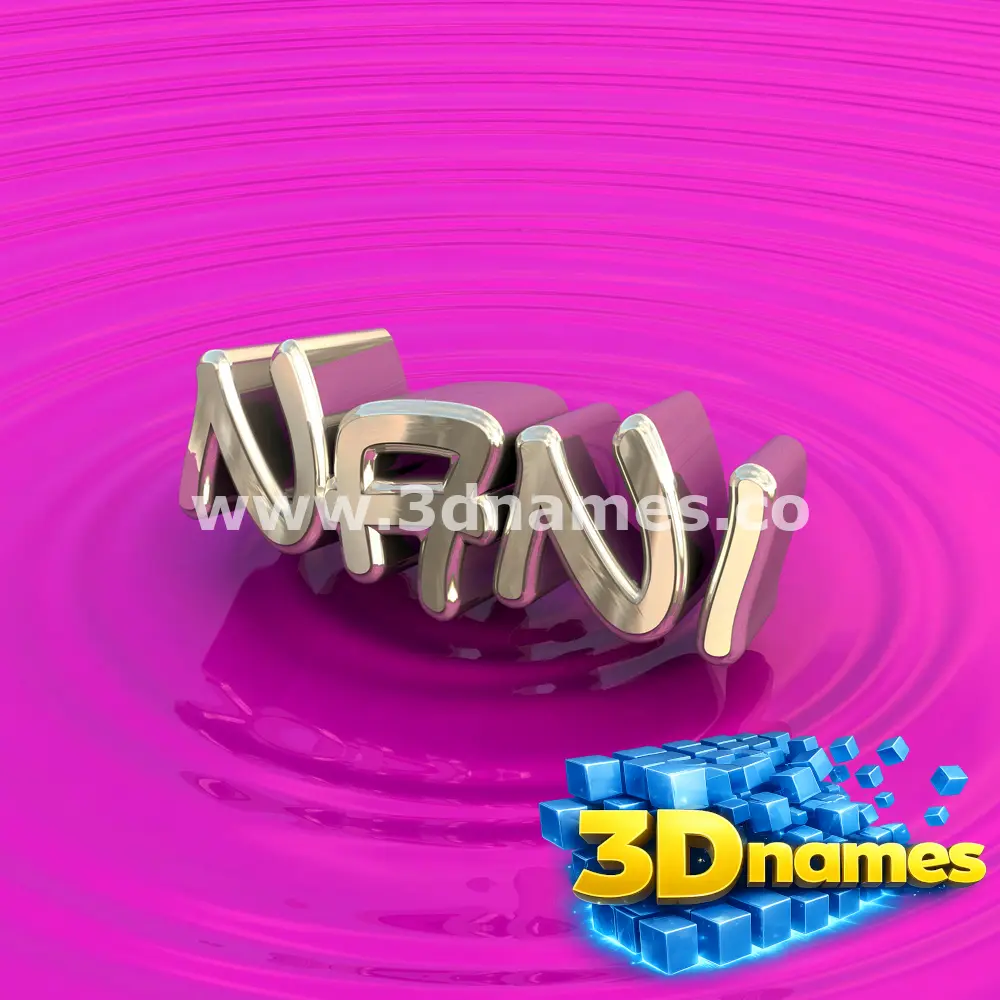 nani in Pink Graffiti style - 3D name wallpaper