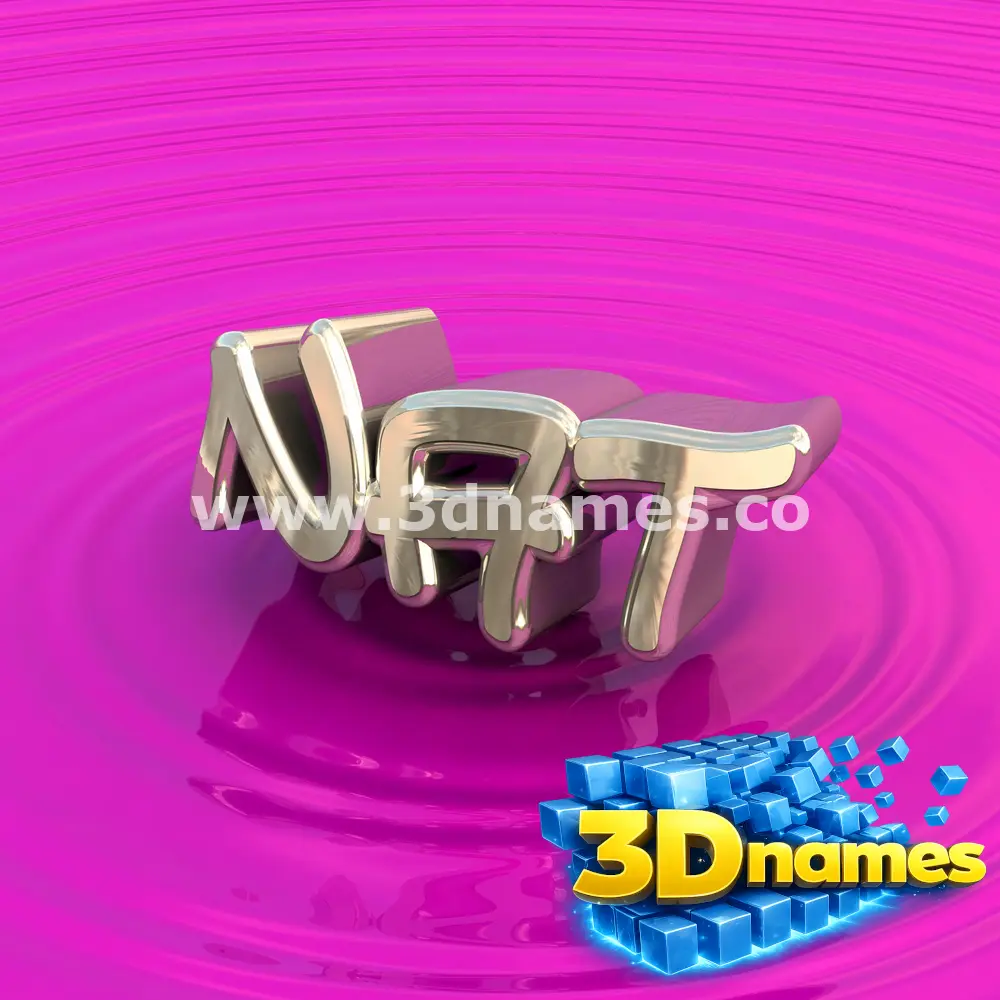 nat in Pink Graffiti style - 3D name wallpaper