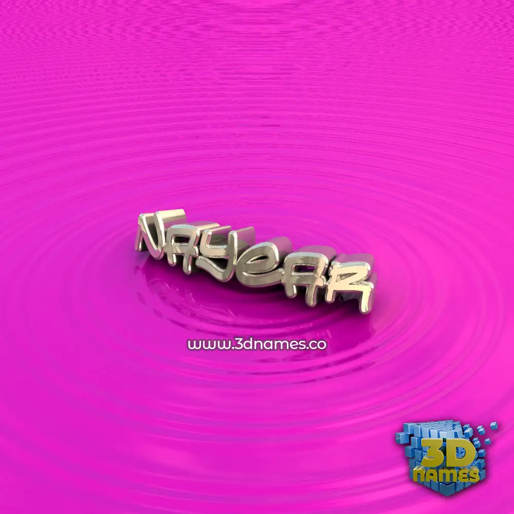 nayear in Pink Graffiti style - 3D name wallpaper