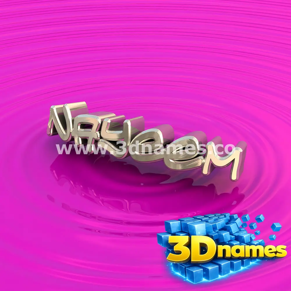 nayeem in Pink Graffiti style - 3D name wallpaper