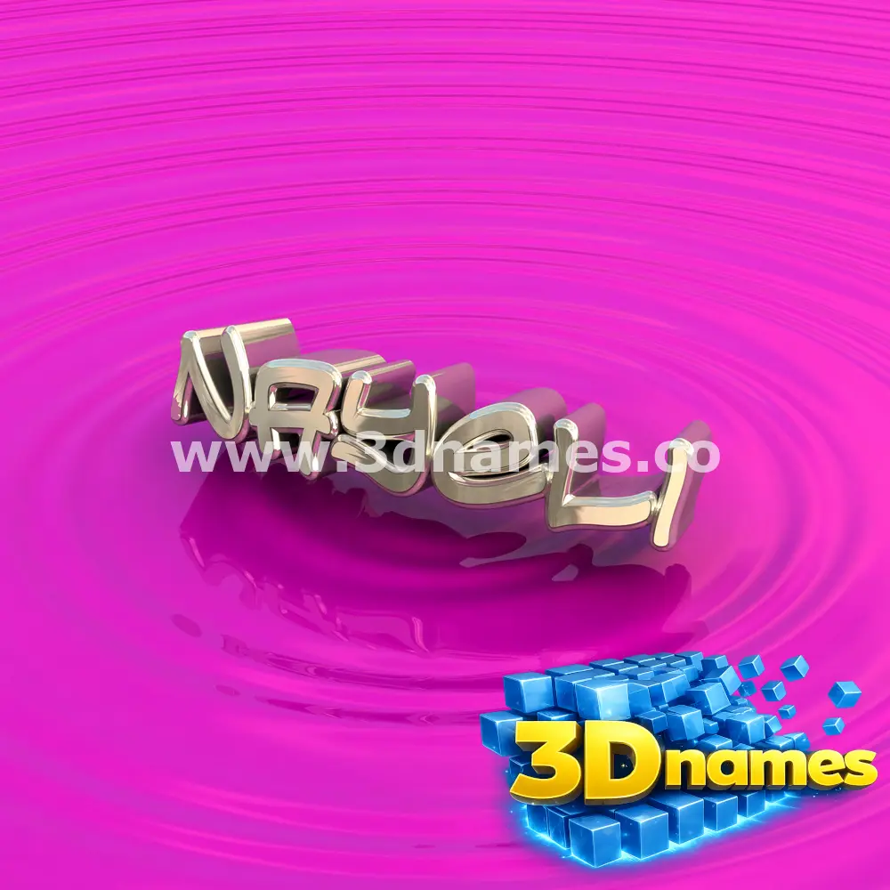 nayeli in Pink Graffiti style - 3D name wallpaper