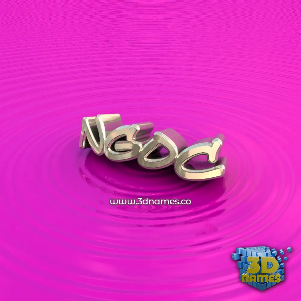 ngoc in Pink Graffiti style - 3D name wallpaper