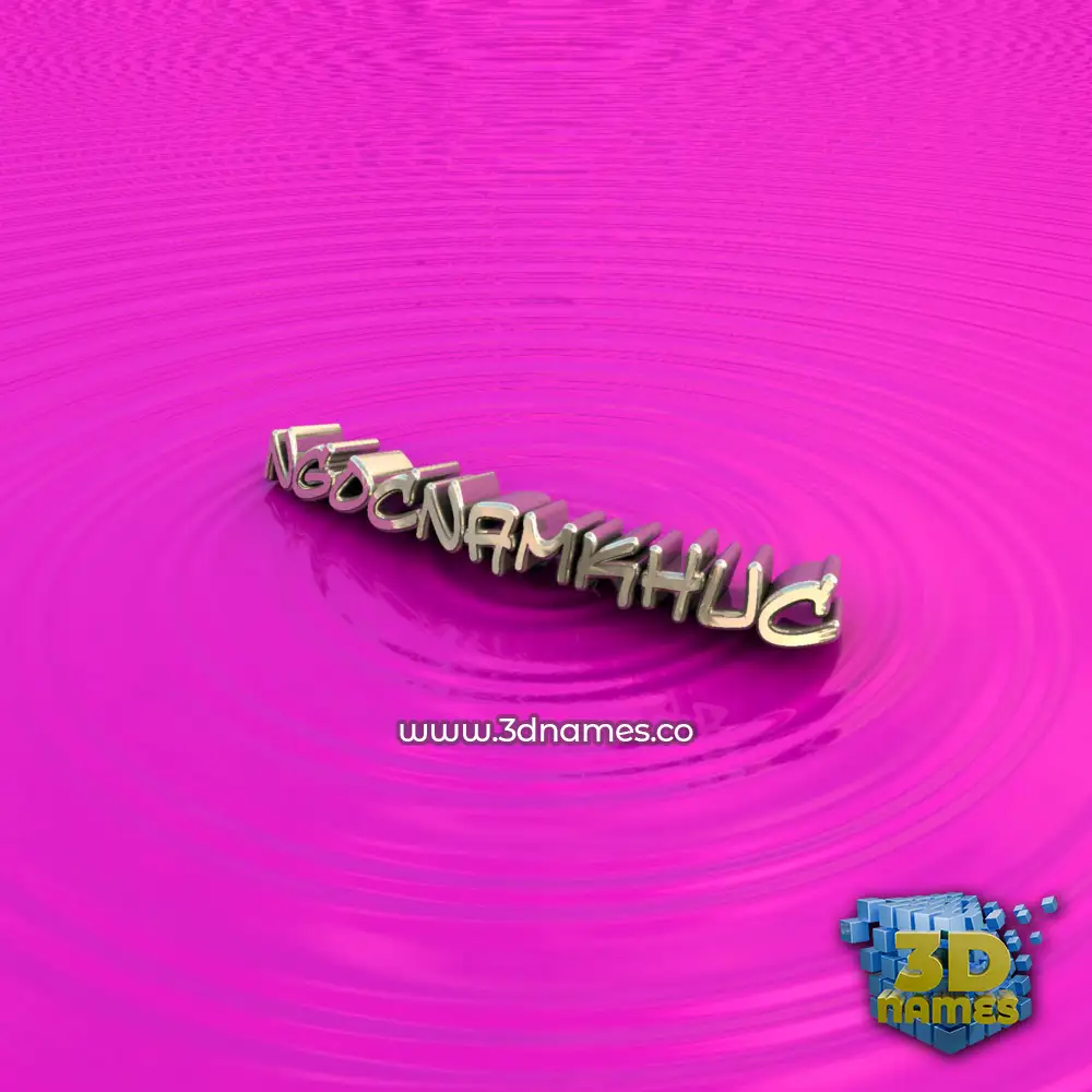 ngocnamkhuc in Pink Graffiti style - 3D name wallpaper