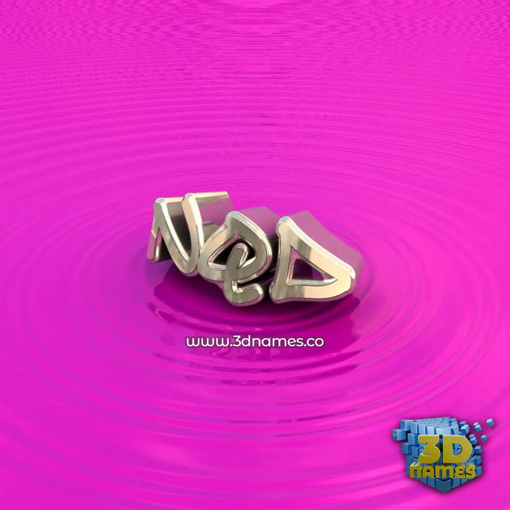 nqd in Pink Graffiti style - 3D name wallpaper
