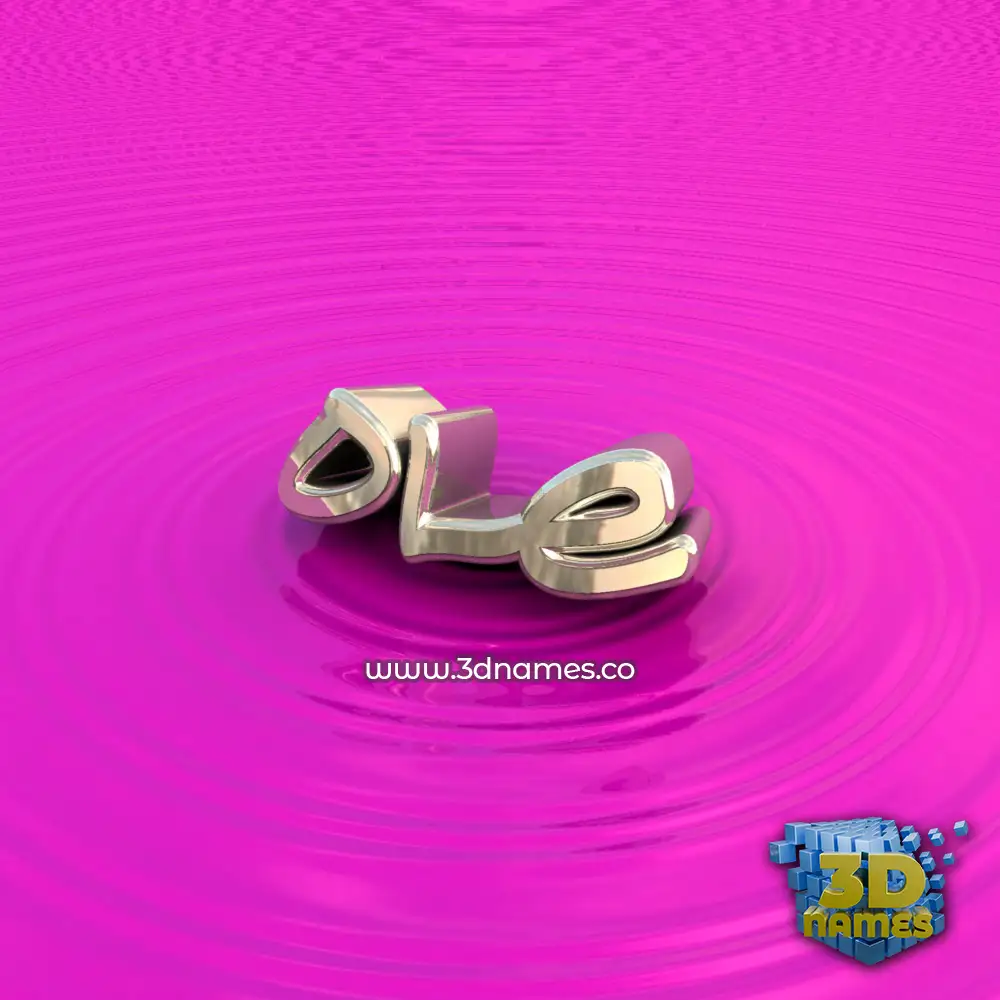 ole in Pink Graffiti style - 3D name wallpaper