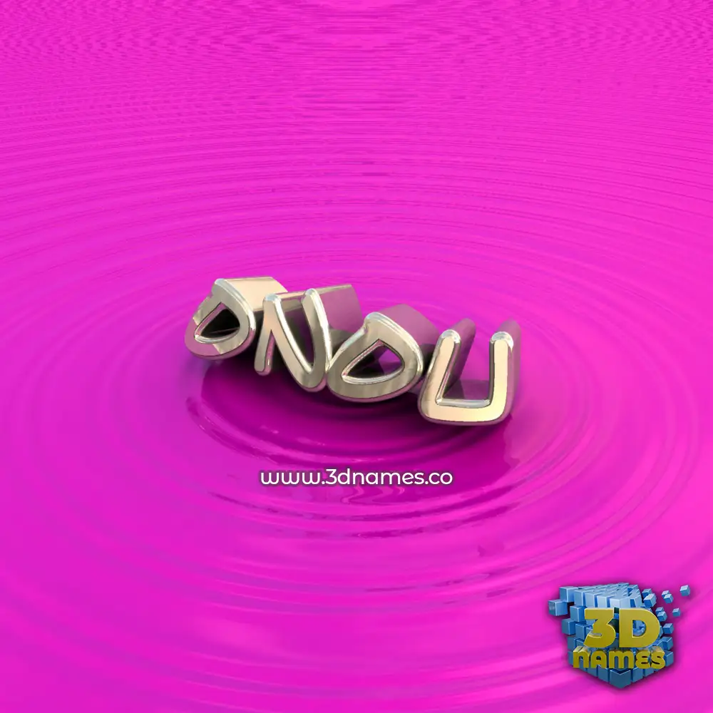 onou in Pink Graffiti style - 3D name wallpaper