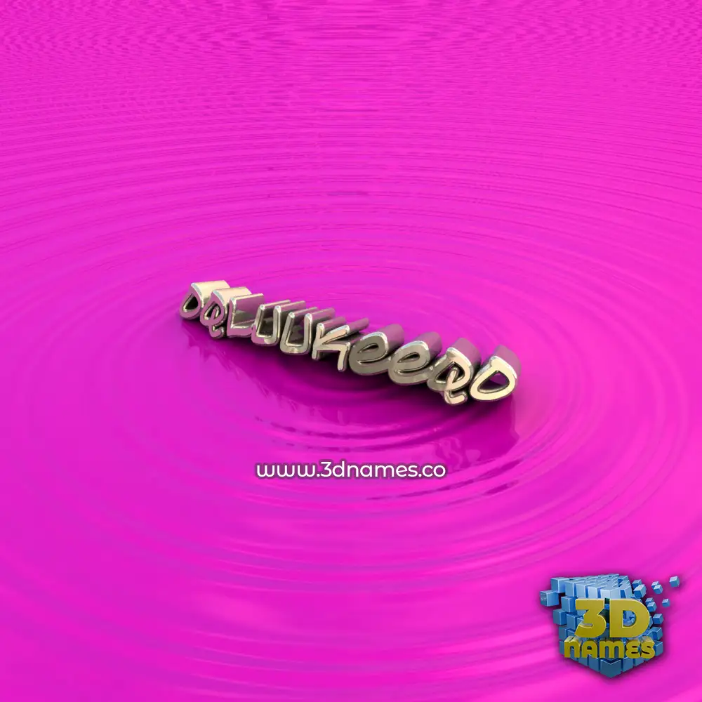 oqluukeeqo in Pink Graffiti style - 3D name wallpaper