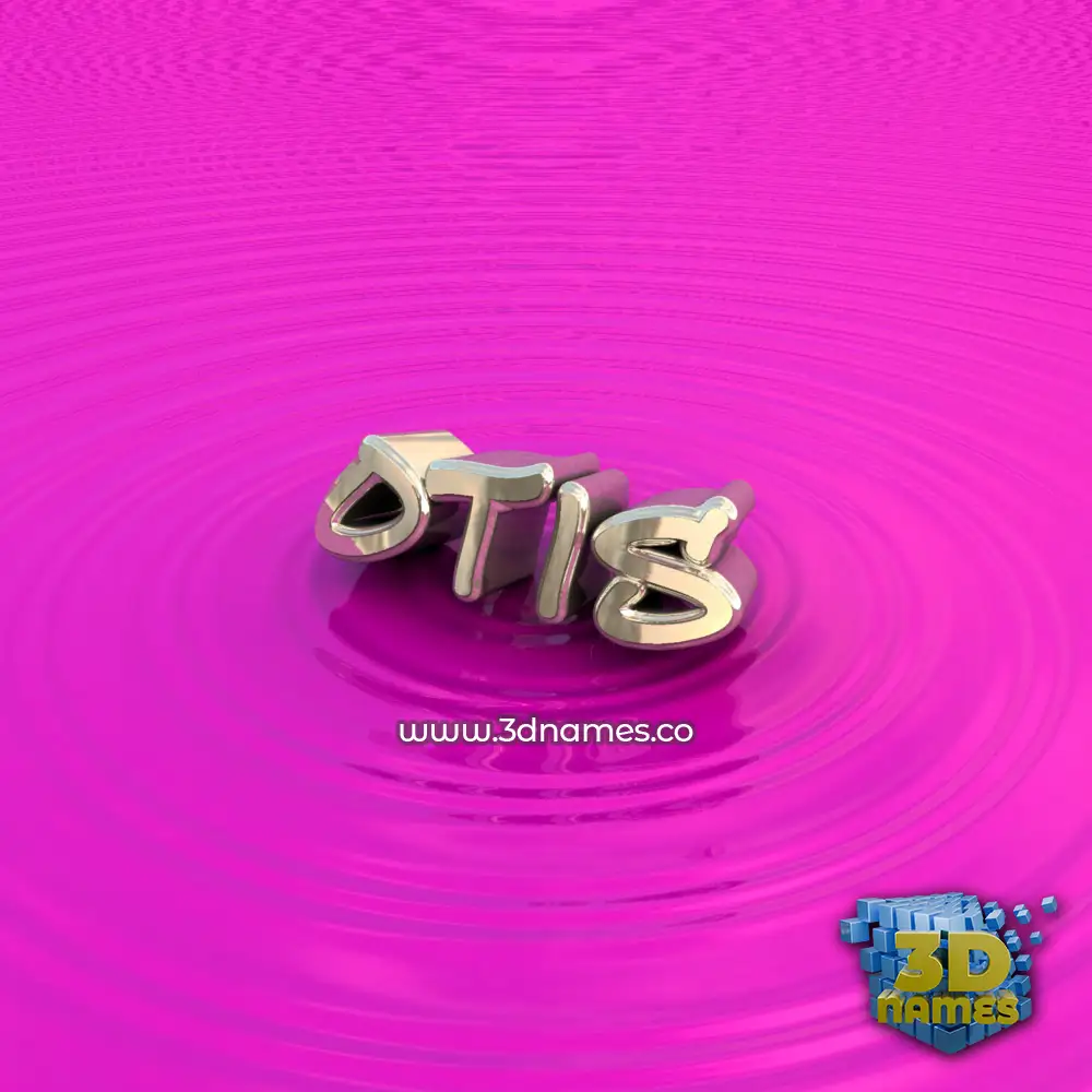 otis in Pink Graffiti style - 3D name wallpaper