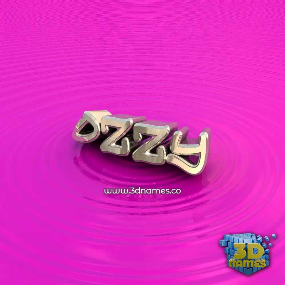 ozzy in Pink Graffiti style - 3D name wallpaper