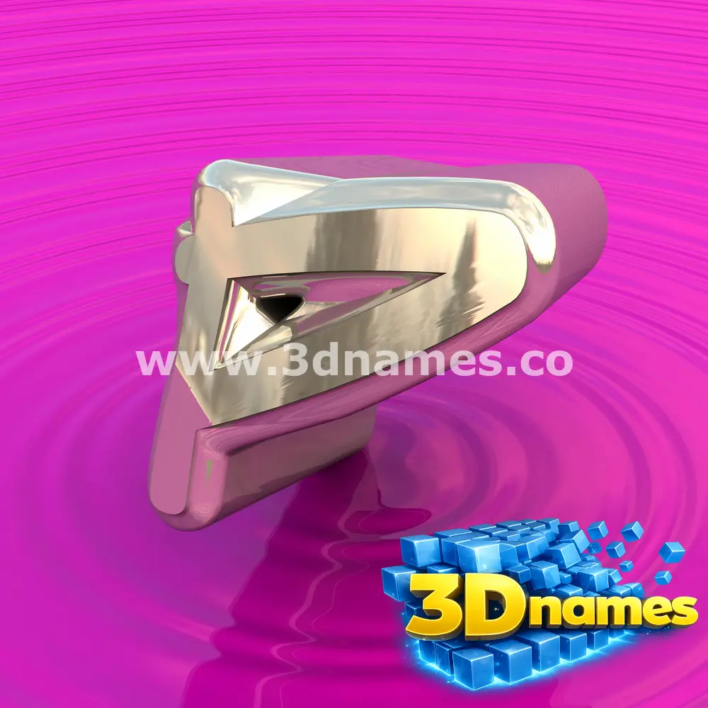 p in Pink Graffiti style - 3D name wallpaper