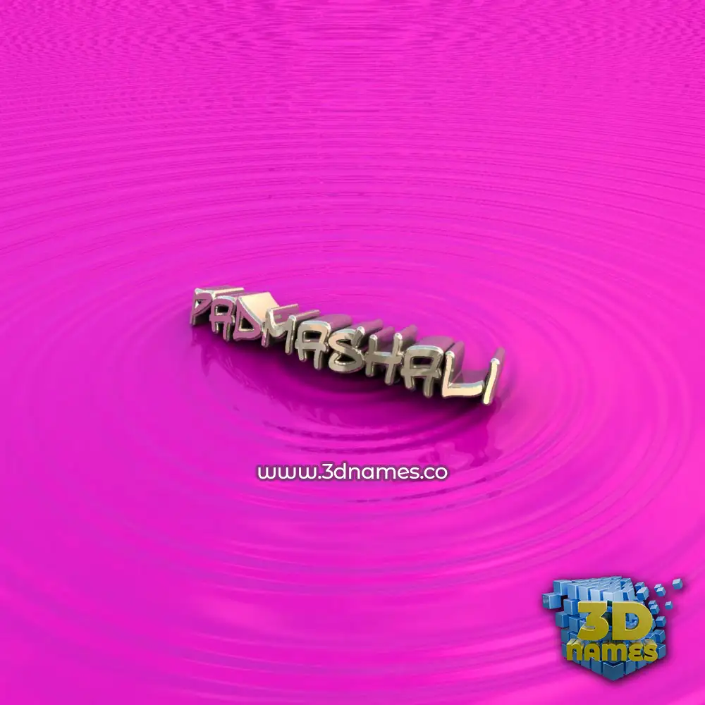 padmashali in Pink Graffiti style - 3D name wallpaper