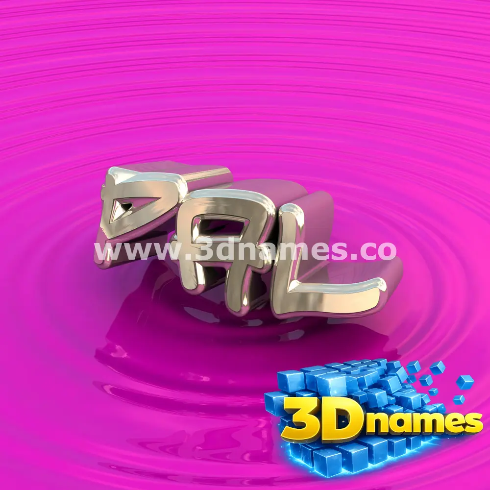 pal in Pink Graffiti style - 3D name wallpaper