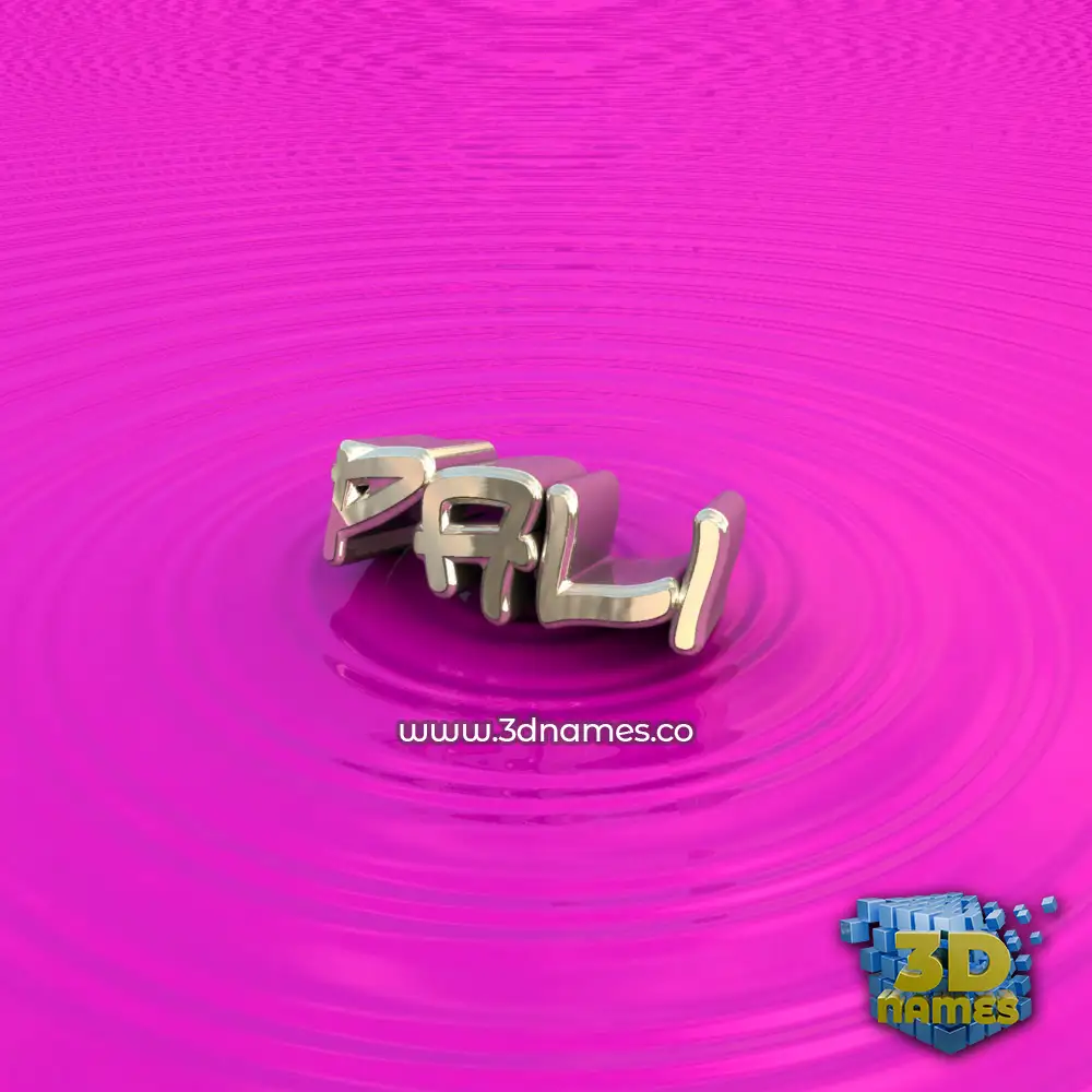 pali in Pink Graffiti style - 3D name wallpaper