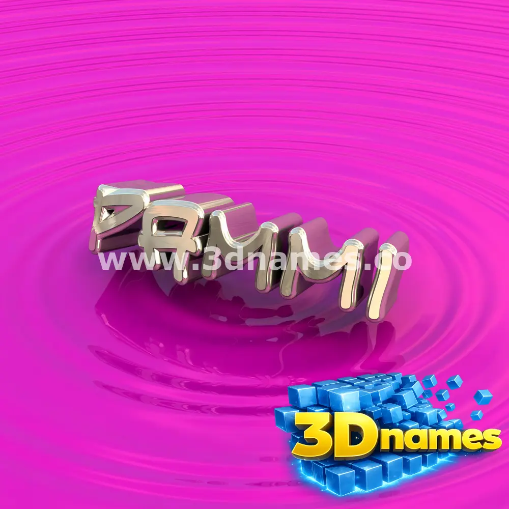 pammi in Pink Graffiti style - 3D name wallpaper