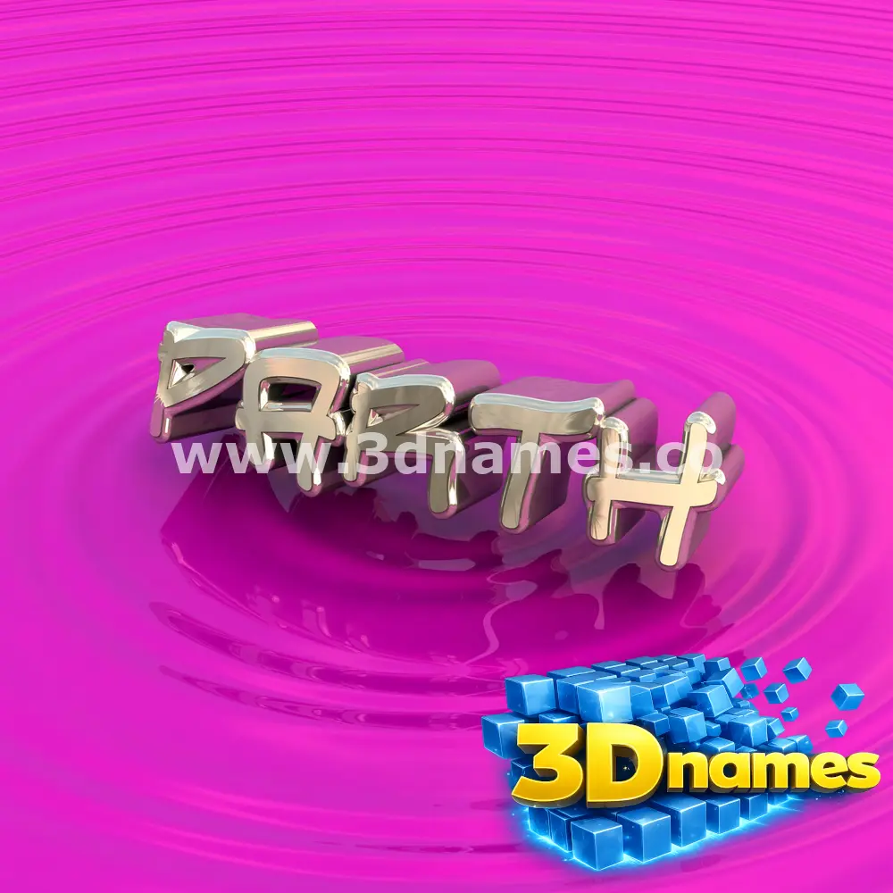 parth in Pink Graffiti style - 3D name wallpaper