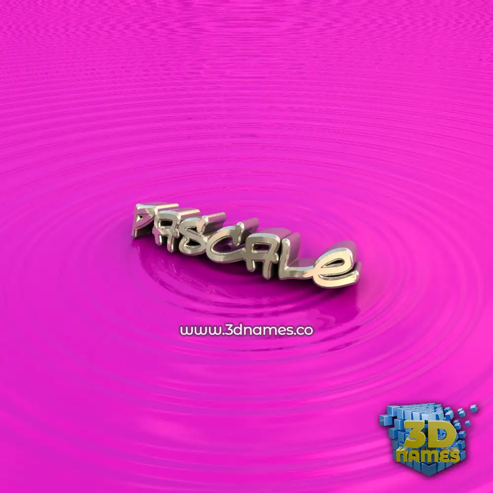 pascale in Pink Graffiti style - 3D name wallpaper