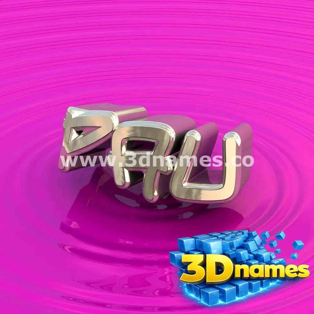pau in Pink Graffiti style - 3D name wallpaper