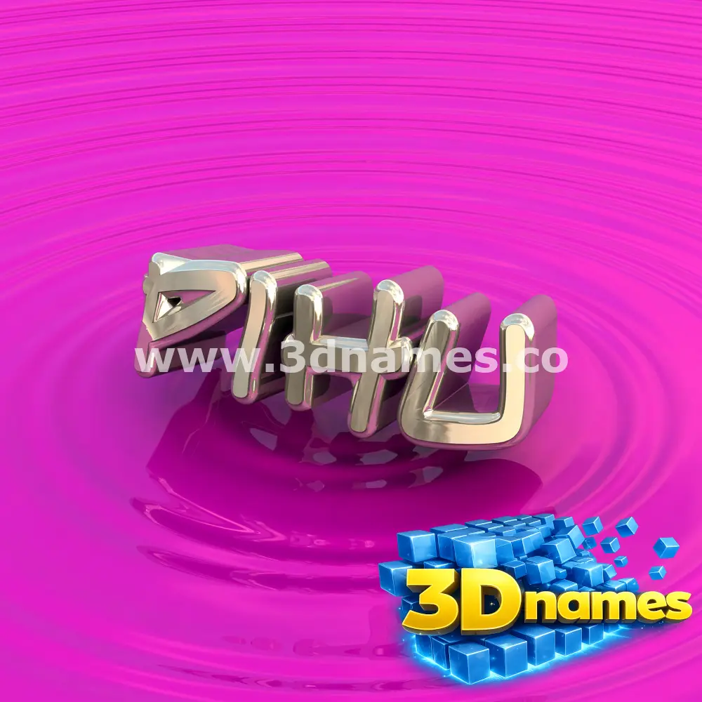 pihu in Pink Graffiti style - 3D name wallpaper