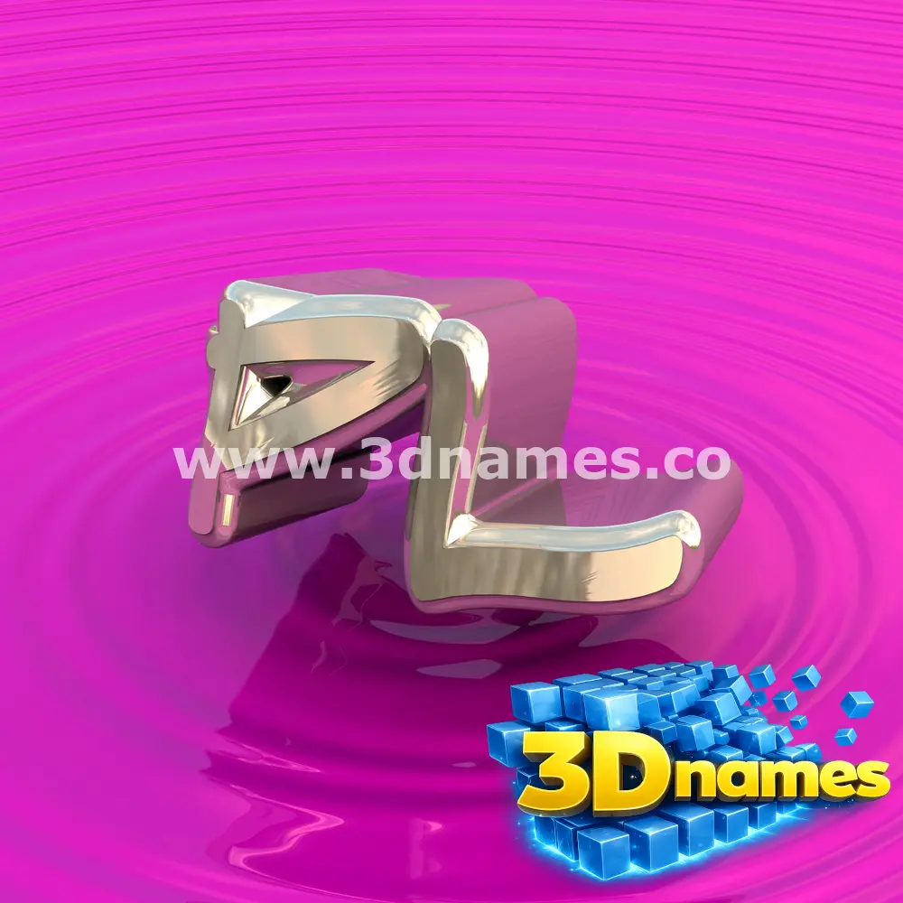 pl in Pink Graffiti style - 3D name wallpaper