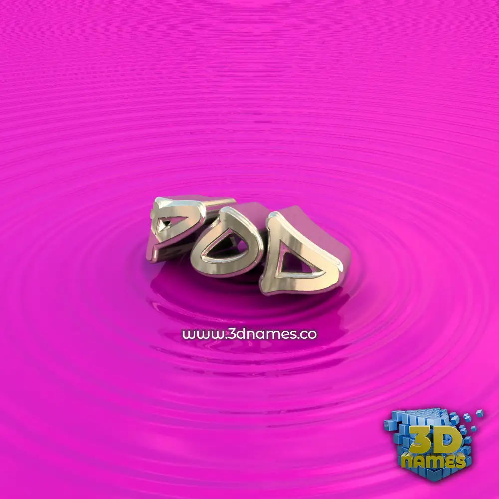 pod in Pink Graffiti style - 3D name wallpaper