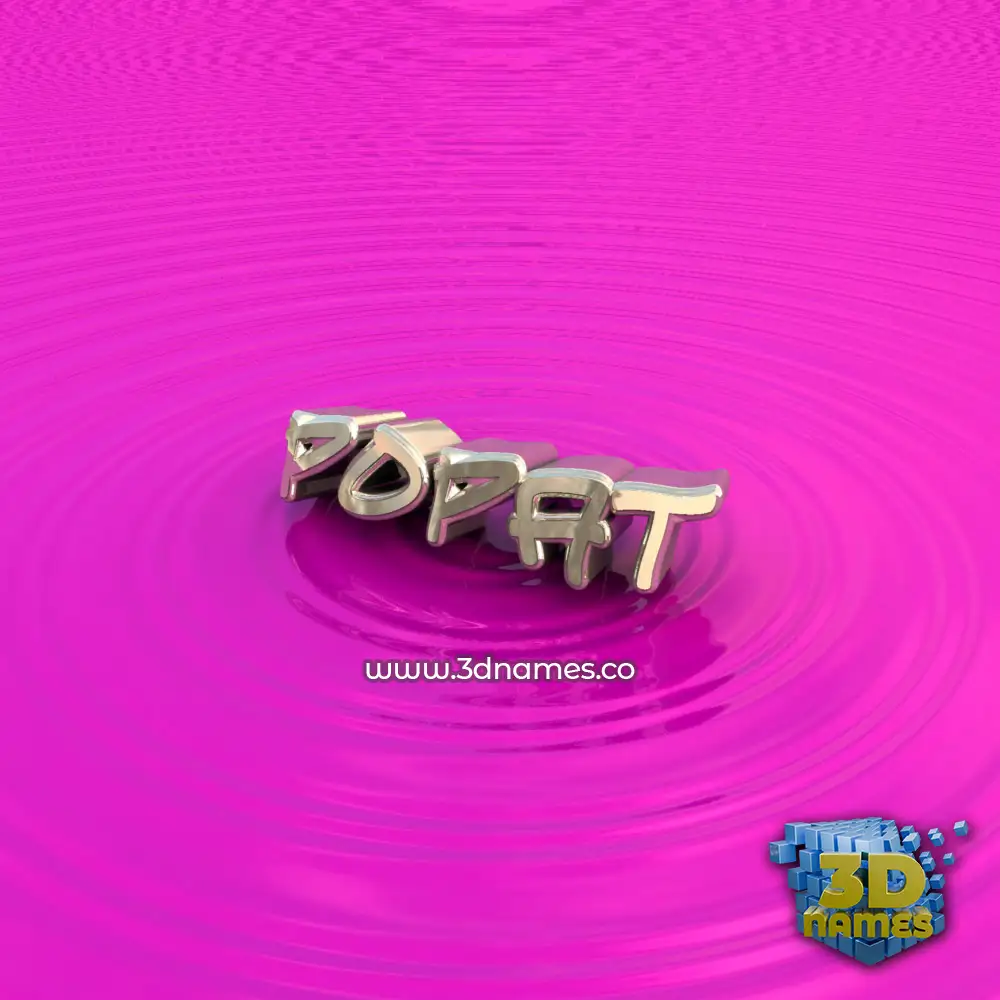 popat in Pink Graffiti style - 3D name wallpaper
